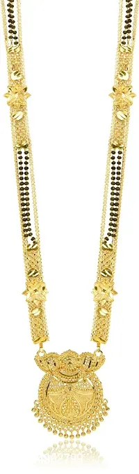 Stylish Brass Multicoloured Mangalsutra For Women-thumb0