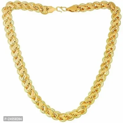 Alluring Golden Alloy Chain For Men-thumb3