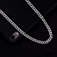 Alluring Silver Alloy Chain For Men Pack Of 2-thumb2