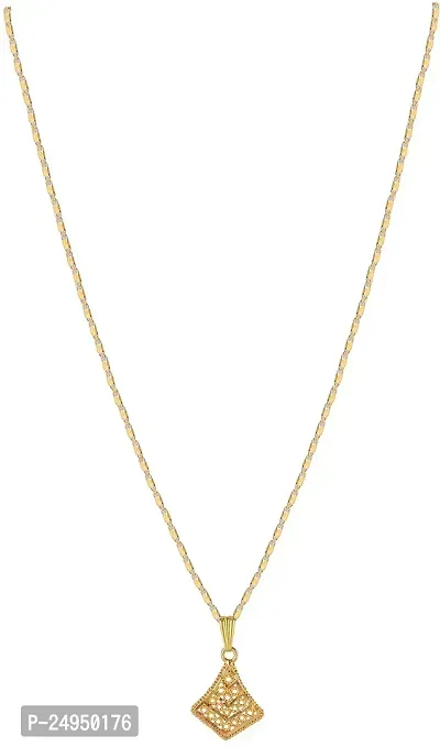 Alluring Golden Brass Chain For Men-thumb2