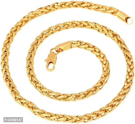 Alluring Golden Brass Chain For Men