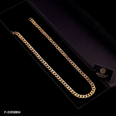 Alluring Golden Alloy Chain For Men-thumb4