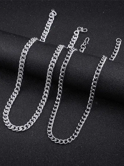 Alluring Brass Chain For Men Pack Of 2