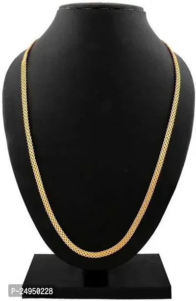 Alluring Golden Brass Chain For Men-thumb0