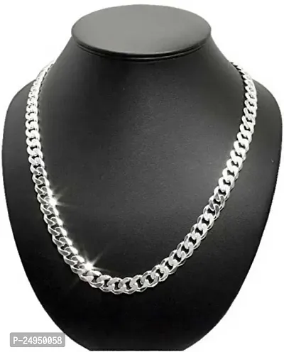 Alluring Silver Alloy Chain For Men