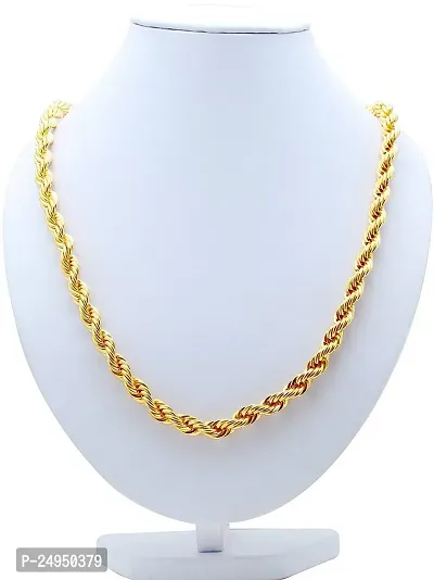 Alluring Golden Brass Chain For Men-thumb0