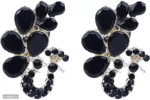 DEGHLAM Eid SpecialRamadan Special Alloy Black Earrings stone Alloy Drops  Danglers