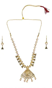 Alloy Gold plated Beige Jewellery Set   Pack of 3-thumb2