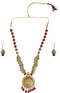 Alloy Gold plated Red Jewellery Set   Pack of 3-thumb2