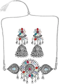 Zinc Silver Multicolor Jewellery Set   Pack of 3-thumb4