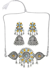 Zinc Silver Blue   Yellow Jewellery Set   Pack of 3-thumb4