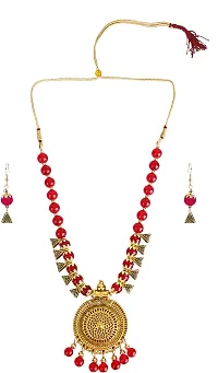 Alloy Gold plated Red Jewellery Set   Pack of 3-thumb2