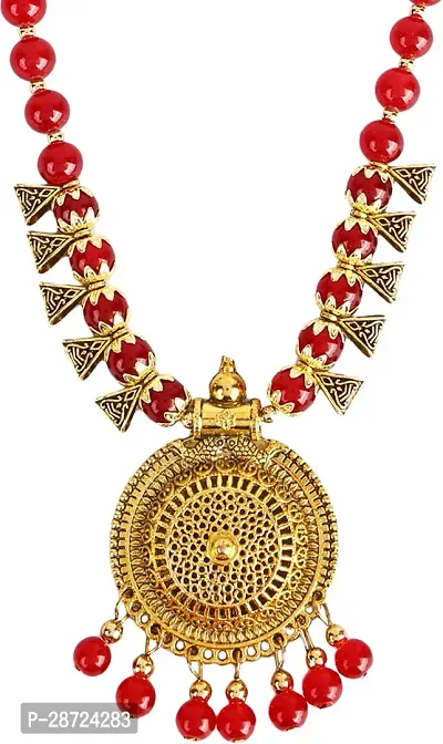 Alloy Gold plated Red Jewellery Set   Pack of 3-thumb4