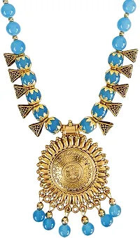 Alloy Gold plated Turquoise Jewellery Set   Pack of 3-thumb3