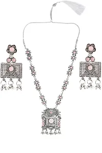 Zinc Silver Pink Jewellery Set   Pack of 3-thumb4