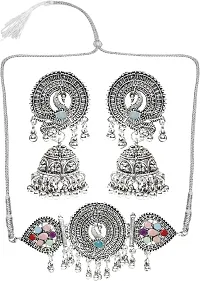 Zinc Silver Multicolor Jewellery Set   Pack of 3-thumb4