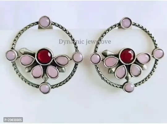 DEGHLAM Eid SpecialRamadan Special Silver Oxidised Alloy Material Alloy Drops  Danglers