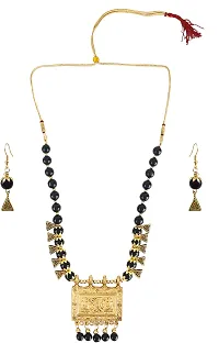 Alloy Gold plated Black Jewellery Set   Pack of 3-thumb2