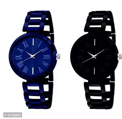 Stylish Metal Watches For Women Pack Of 2