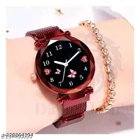 Stylish Metal Watches For Women Pack Of 2-thumb1