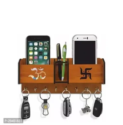 Stylish Wooden Key Holder-thumb0