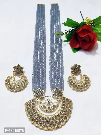 Elegant Metal Jewellery Set for Women-thumb0