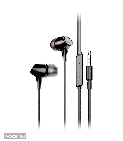 Premium Quality Wired - 3.5 MM Single Pin With Microphone Headsets-thumb0