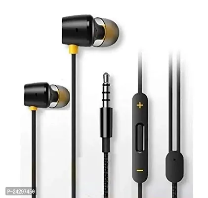 Premium Quality Wired - 3.5 MM Single Pin With Microphone Headsets-thumb0