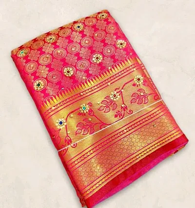 Kanjeevaram Woven Design Saree with Blouse piece