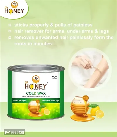 DR HONEY soft wax cold wax Hair Removal Wax 600 gram-thumb2