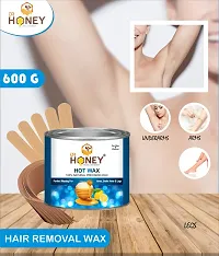 DR HONEY 600 gram hot wax all skin type strip and stick wax for man woman all skin type Hair Removal Wax For Arms, Legs, Chest, Back, and Full Body | Men  Women | Tan Removal | All skin Type (hot)-thumb2