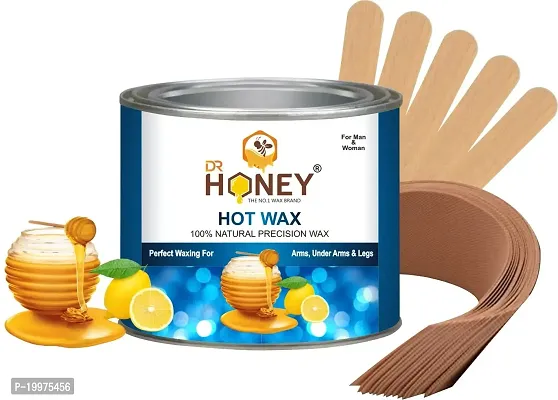 DR HONEY hot wax 600 gram milky and soft wax Hot Wax | For Face, Upper Lips, Underarms, Arms, Legs, Bikini Line, Finger and Full Body | For Men  Women |600 gram