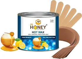 DR HONEY 600 gram Hot wax for man woman all skin type Hair Removal Wax For Arms, Legs, Chest, Back, and Full Body | Men  Women | Tan Removal | All skin Type (hot)-thumb3