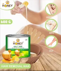 DR HONEY cold wax strip stick wax 597 gram Hair Removal Wax For Arms, Legs, Chest, Back, and Full Body | Men  Women | Tan Removal | All skin Type suitable for sensitive  dry skin Best best sellerl-thumb2