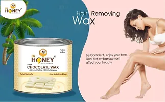 DR HONEY aloevera Wax 600 gram Hair Remover Wax for all skin wax good for your skin (white)-thumb4