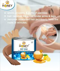 DR HONEY Hot Wax | Hair Removal Wax strip and strip and stick For Arms, Chest, Legs, Back and Full Body | For Men  Women - 600 gram (HOT)-thumb4