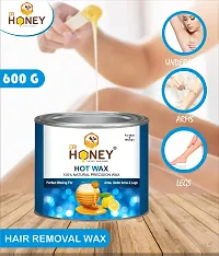 DR HONEY hot wax 600 gram milky and soft wax Recommended for all skin types full body wax-thumb2