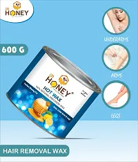 DR HONEY hot wax 600 gram Hair Removal Wax For Arms, Chest, Legs, Back and Full Body (600 gram pack) (Hot)-thumb4