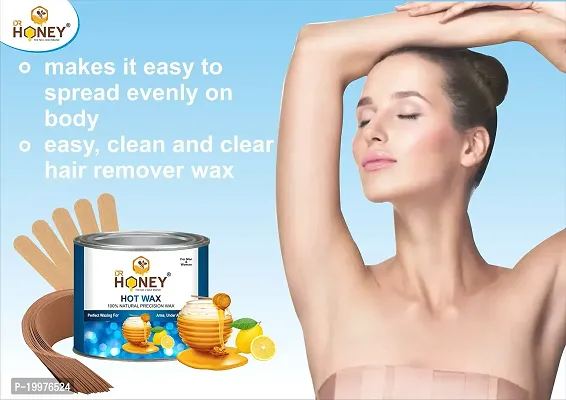 DR HONEY 600 gram hot wax all skin type strip and stick wax for man woman all skin type Hair Removal Wax For Arms, Legs, Chest, Back, and Full Body | Men  Women | Tan Removal | All skin Type (hot)-thumb5