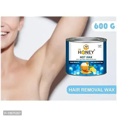 DR HONEY hot wax 600 gram Hair Remover Wax for Women, Body  Face Waxing, Natural Ingredients-thumb4