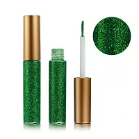 DR HONEY Glitter shimmer eye liner Blue Silver Red Green Gold black (Pack of 6) new pick multi color-thumb1