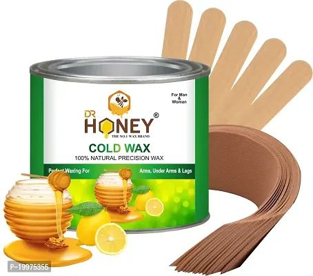 DR HONEY cold wax strip stick wax 597 gram Hair Removal Wax For Arms, Legs, Chest, Back, and Full Body | Men  Women | Tan Removal | All skin Type suitable for sensitive  dry skin Best best sellerl