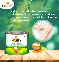 DR HONEY aloevera Wax 600 gram Hair Remover Wax for all skin wax good for your skin (cold)-thumb2