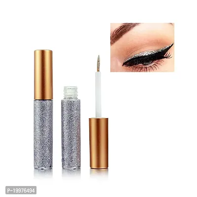 DR HONEY Glitter shimmer eye liner Blue Silver Red Green Gold black (Pack of 6) new pick multi color-thumb5