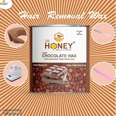 DR HONEY dark chocolate wax set all skin wax full body good for your skin 600 gram wax-thumb0