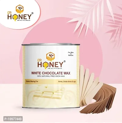 DR HONEY white chocolate and stick wax 600 gram Hair Removal For Arms, Legs, Chest, Back, and Full Body | Men  Women | Tan Removal | All skin Type Men  Women | Tan Removal | Oily to Normal Skin-thumb2