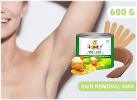 DR HONEY wax 599 gram cold wax Hair Removal Wax For Arms, Legs, Chest, Back, and Full Body | Men  Women | Tan Removal | All skin Type suitable for sensitive  dry skin strip and stick-thumb4