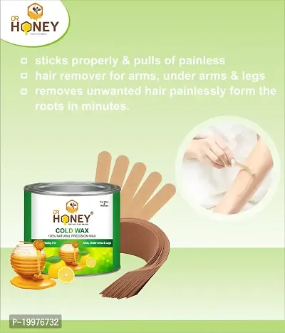 DR HONEY body wax cold wax hair removal wax strip and stick 601 gram-thumb2