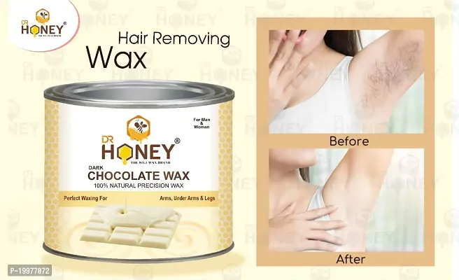 DR HONEY aloevera Wax 600 gram Hair Remover Wax for all skin wax good for your skin (white)-thumb2