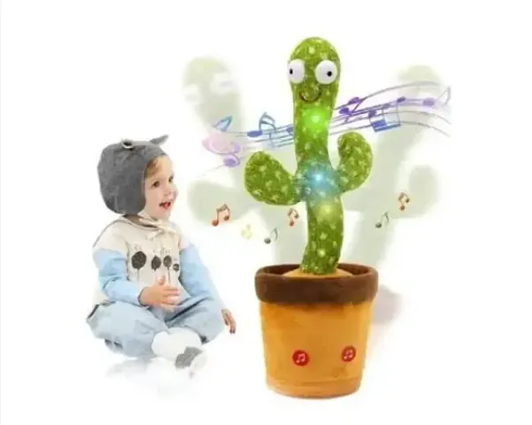 Green Plastic Dancing Cactus Toys for Kids